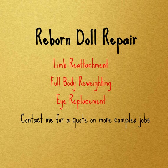 reborn doll repair