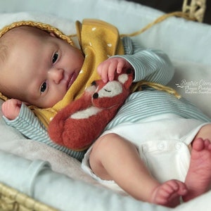 CUSTOM REBORN BABY ~ Phineas Awake by Realborn ~ 6 month layaway