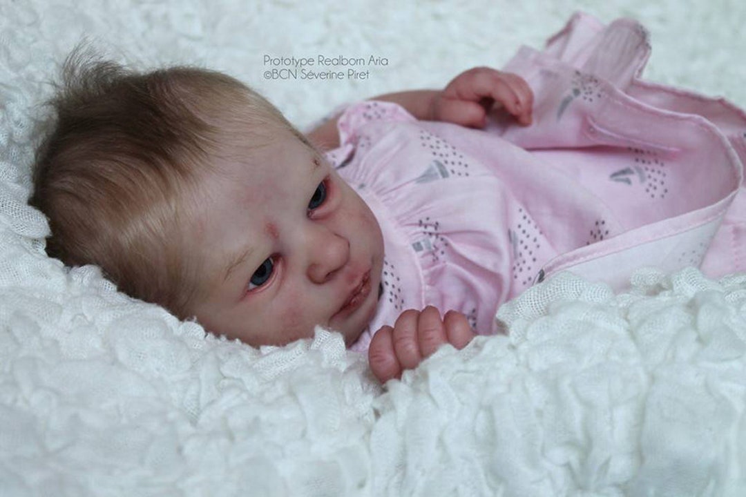 CUSTOM REBORN BABY Aria Awake by Realborn Month Layaway