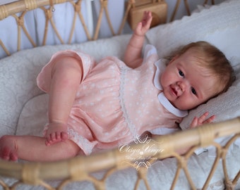 Custom Reborn Toddler Boy Doll: Arianna Sculpt, 28 Inch, Mia