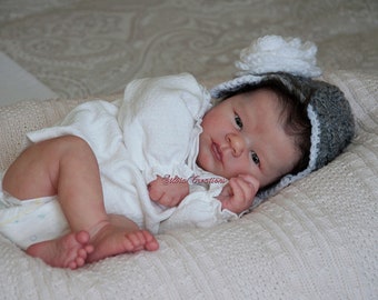 CUSTOM REBORN BABY ~ Lavender Awake by Realborn ~ 6 month layaway