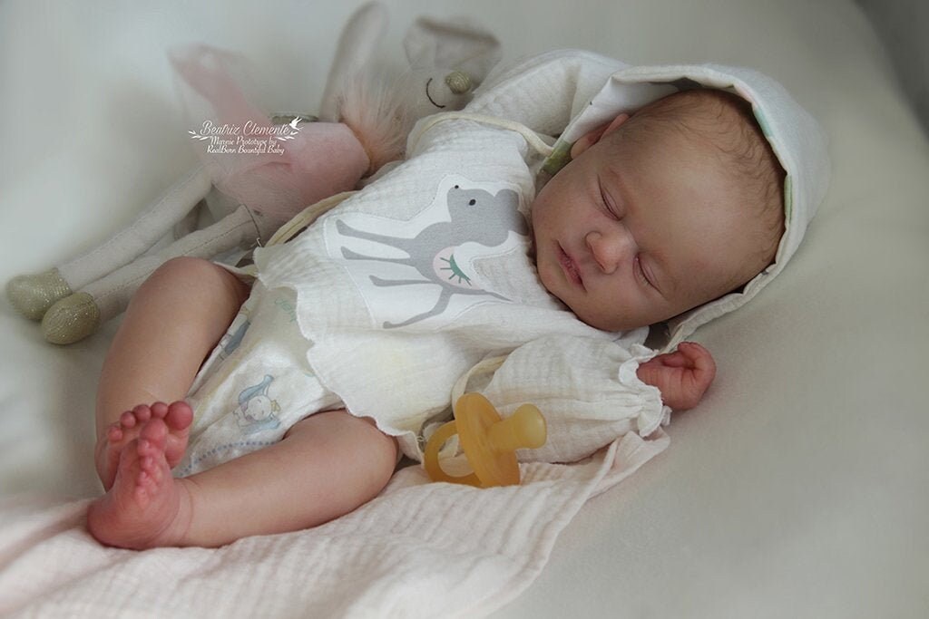 CUSTOM REBORN BABY ~ Marnie Asleep by Realborn ~ 6 Month Layaway