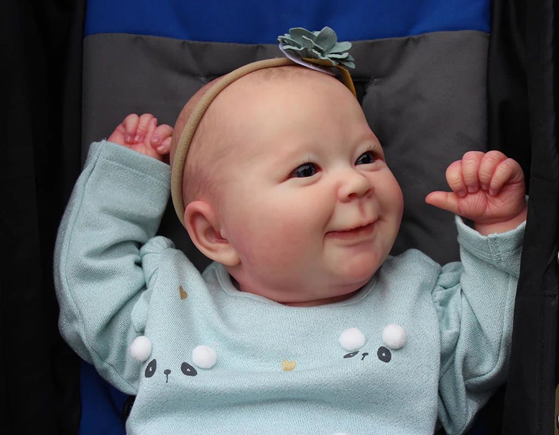 CUSTOM REBORN BABY ~ Happy Sage 4 Month Size by Realborn ~ 6 Month ...