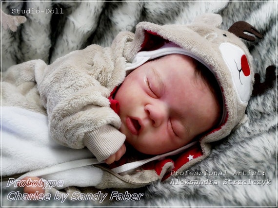 正規キットリボーンドール Charlee by Sandy Faber ねんね CUSTOM REBORN BABY ~ Charlee by Sandy Faber ~ 6 Month Layaway - Etsy