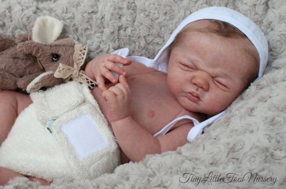 CUSTOM REBORN Benji by Sheila Michael Full Body Doll 6 month layaway