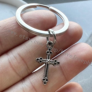 Cross keychain, Cross gifts key ring