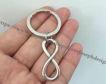 Infinity 8 keychain, Infinity 8  gifts key ring