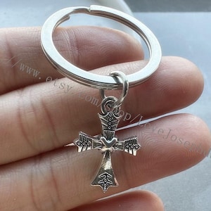 Cross keychain, Cross gifts key ring