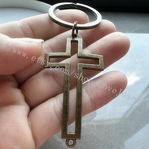 Sleutelhanger kruis, Sleutelhanger cadeau kruis