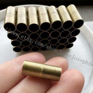 Magnetic Clasps -- 10sets 3-15mm Stainless steel necklace /bracelet cord connector stainless steel magnet clasps image 6