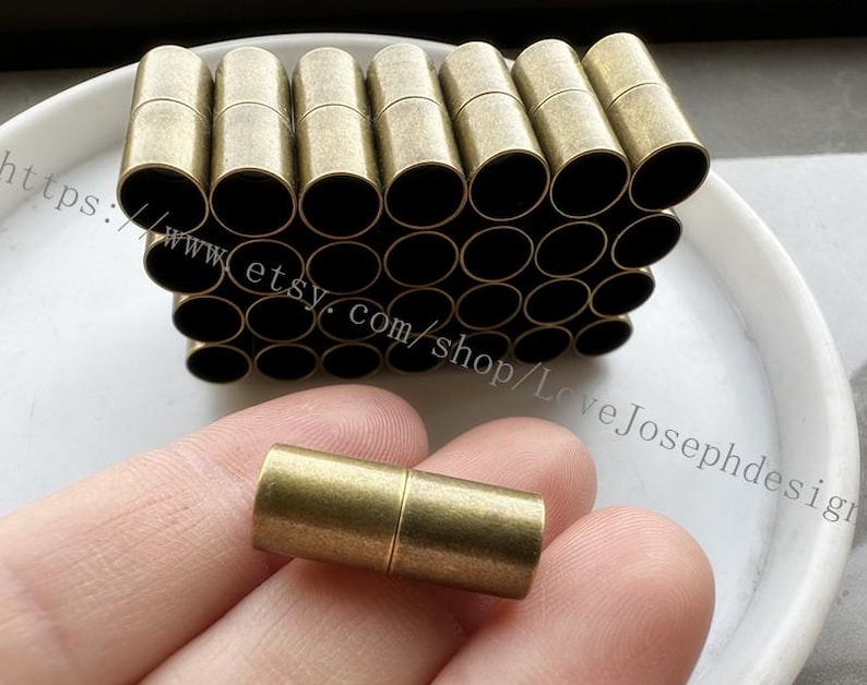 Magnetic Clasps -- 10sets 3-15mm Stainless steel necklace /bracelet cord connector stainless steel magnet clasps image 6