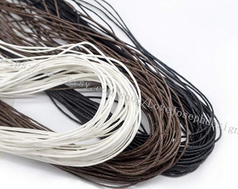 5 Meters DIY Craft Jewelry 1mm wax cotton cord