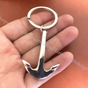 Llavero de ancla, llavero de regalos de ancla