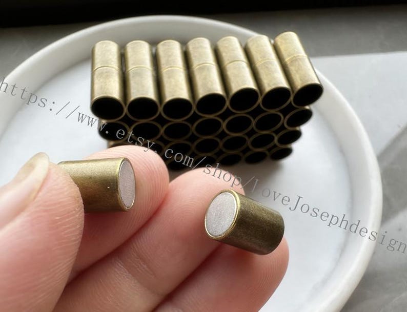 Magnetic Clasps -- 10sets 3-15mm Stainless steel necklace /bracelet cord connector stainless steel magnet clasps image 5