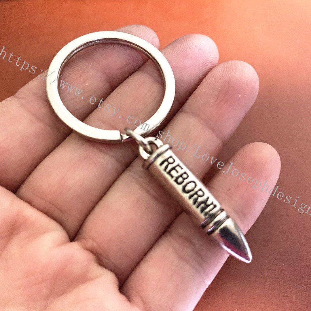 Bullet Keychain Bullet Gifts Key Ring Etsy
