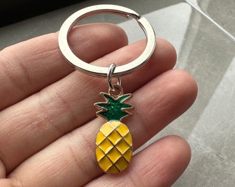 3D Pineapple keychain, 3D Pineapple gift key ring