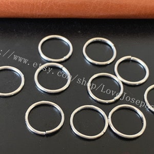 wholesale 100 Pieces /Lot brignt silver Plated 10mmx10mm open jump rings