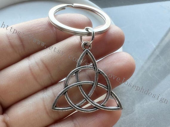 Buy Triangle Keychain, Triangle Gift Key Ring Online in India - Etsy