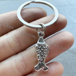 fish keychain, fish gifts key ring