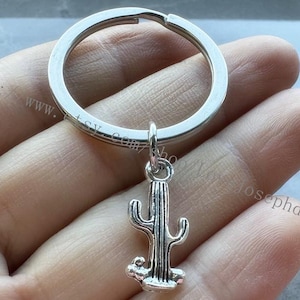 Kaktus Schlüsselanhänger, Kaktus Geschenke Schlüsselring