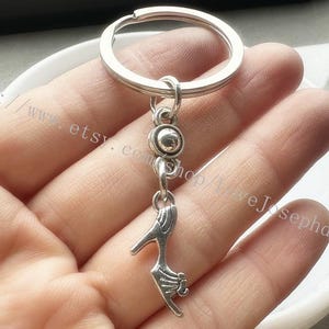 High-heeled shoes keychain,High-heeled shoes gifts key ring