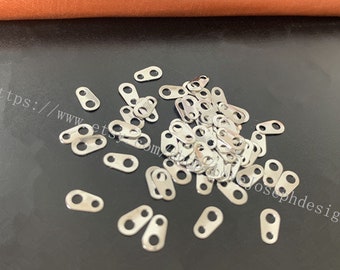 all'ingrosso 100 Pezzi / Lotto 6mm Argento Brillante Metallo Crimpare Tappi Terminali Perline