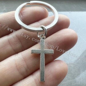 Cross keychain, Cross gifts key ring