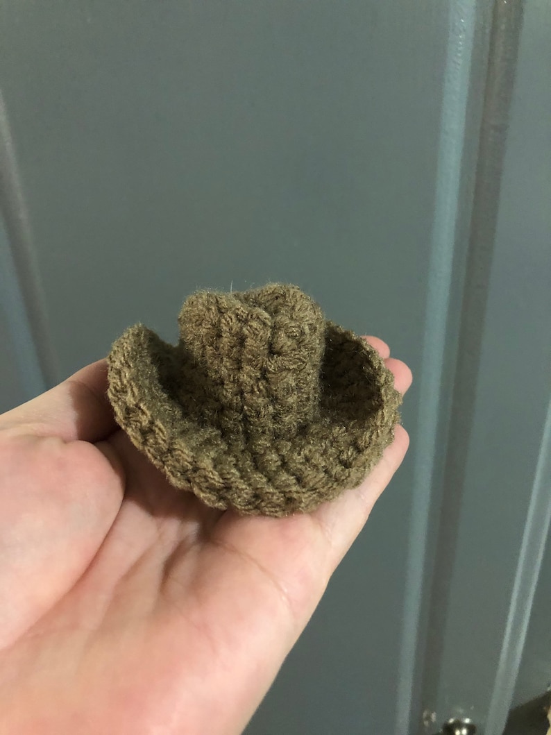 Mini Cowboy Hat Crochet Pattern Etsy