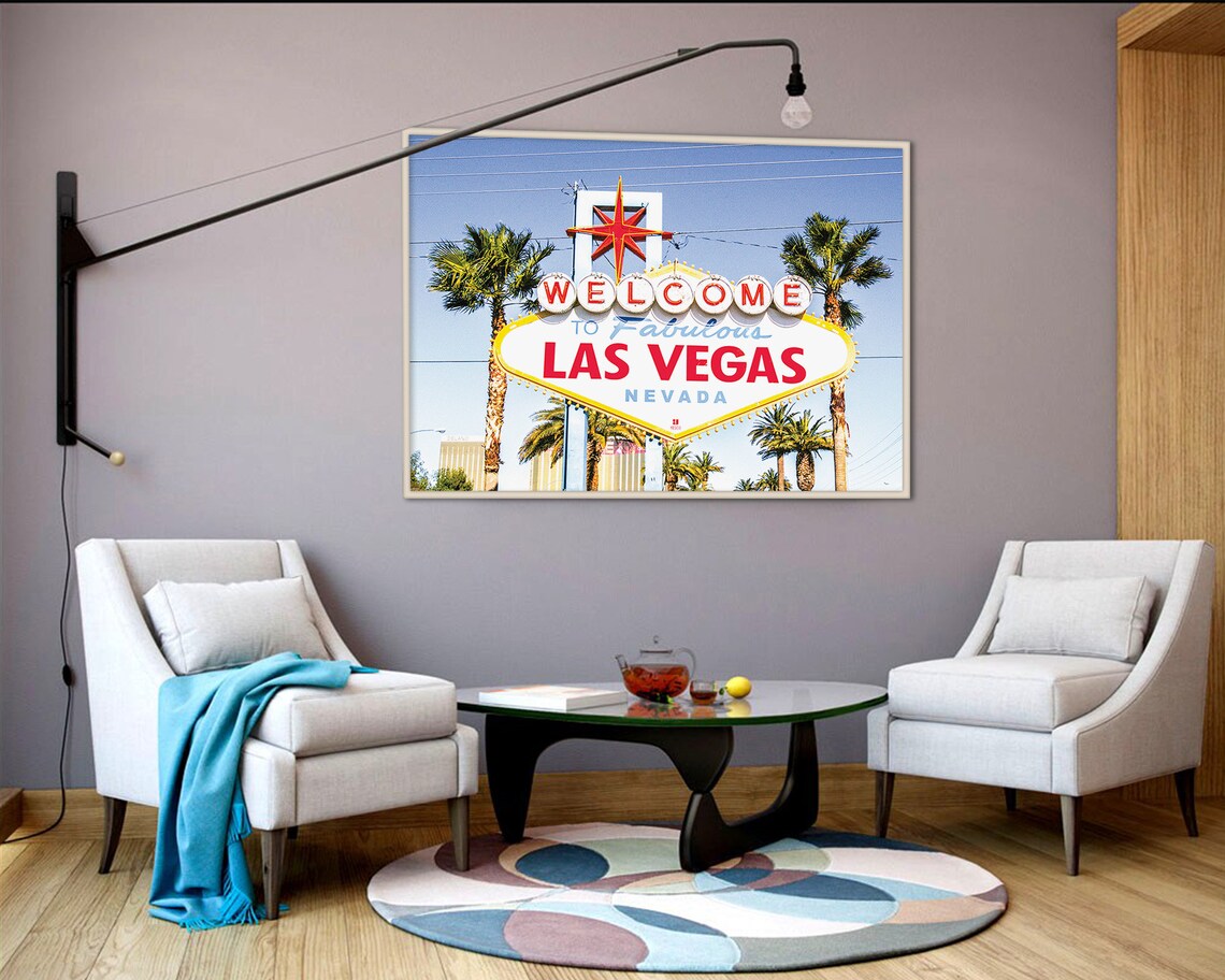 Welcome To Las Vegas Las Vegas Print Las Vegas Wall Art | Etsy