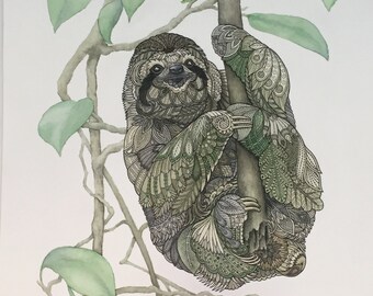 Sloth Painting