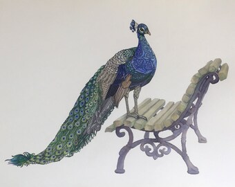 Peacock Painting