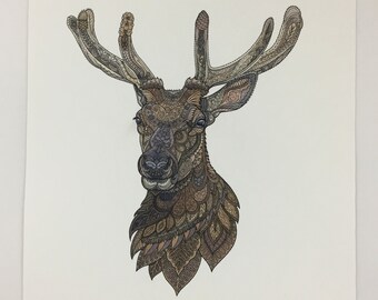 Reindeer Painting