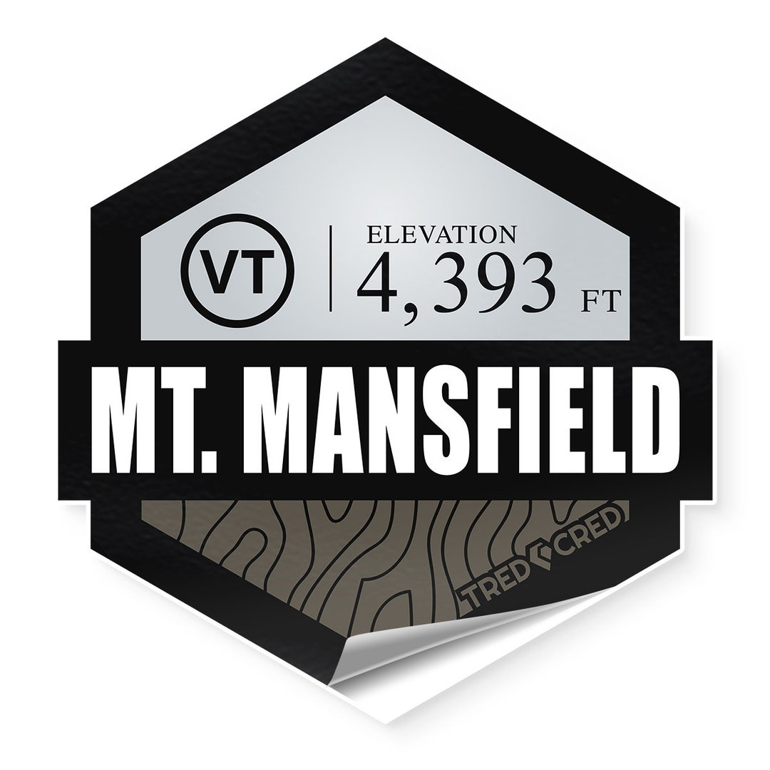 Mountfield Sticker Sticker: Mount Mansfield - Etsy