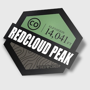 Sticker: Redcloud Peak