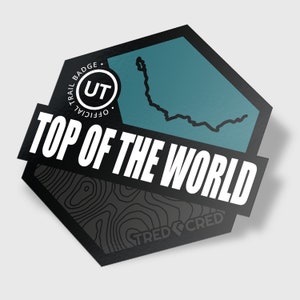 Sticker: Top of the World trail