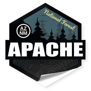 Pegatina: Bosque Nacional Apache