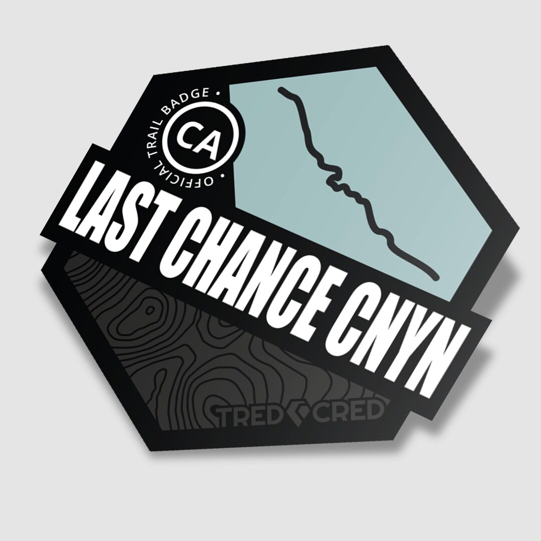 Sticker: Last Chance Canyon Trail - Etsy