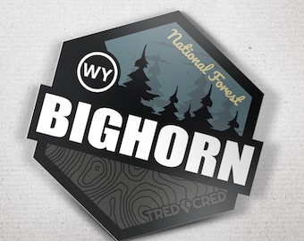 Sticker: Bighorn National Forest