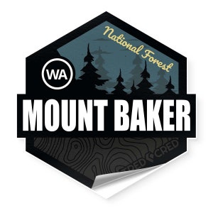 Sticker: Mount Baker National Forest