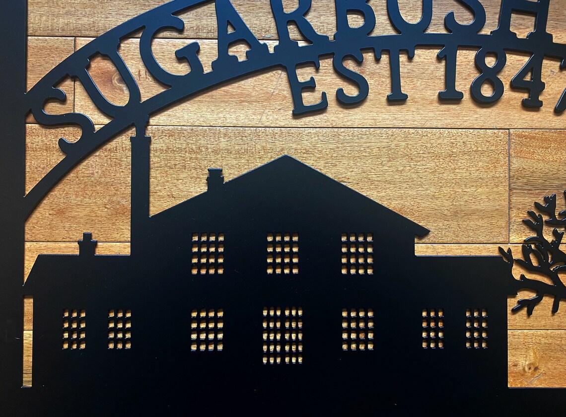 Custom Metal Outdoor Farm Sign With Farmhouse and Farm Animals Etsy