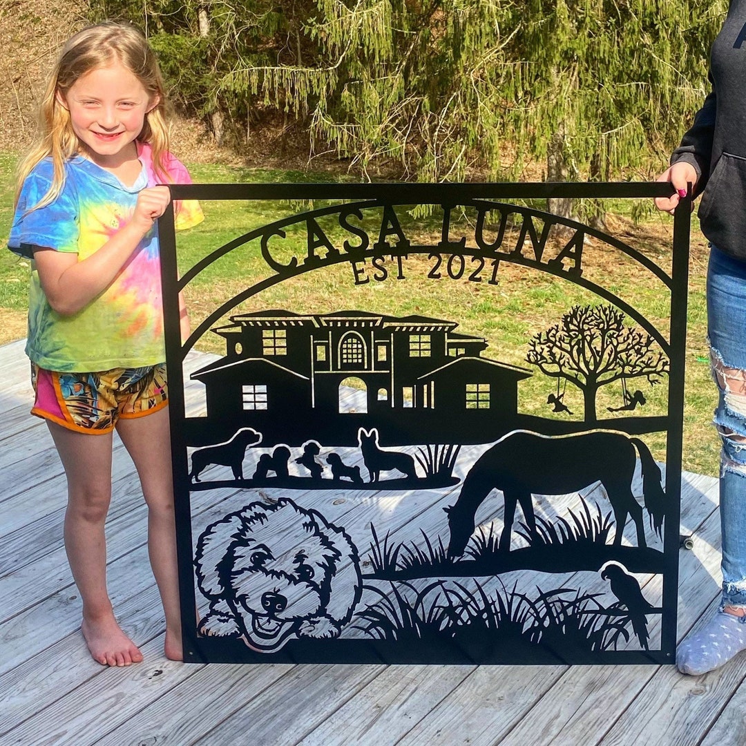 Custom Farm Sign, Custom Ranch Sign, Farm Sign, Ranch Sign, Metal Sign ...