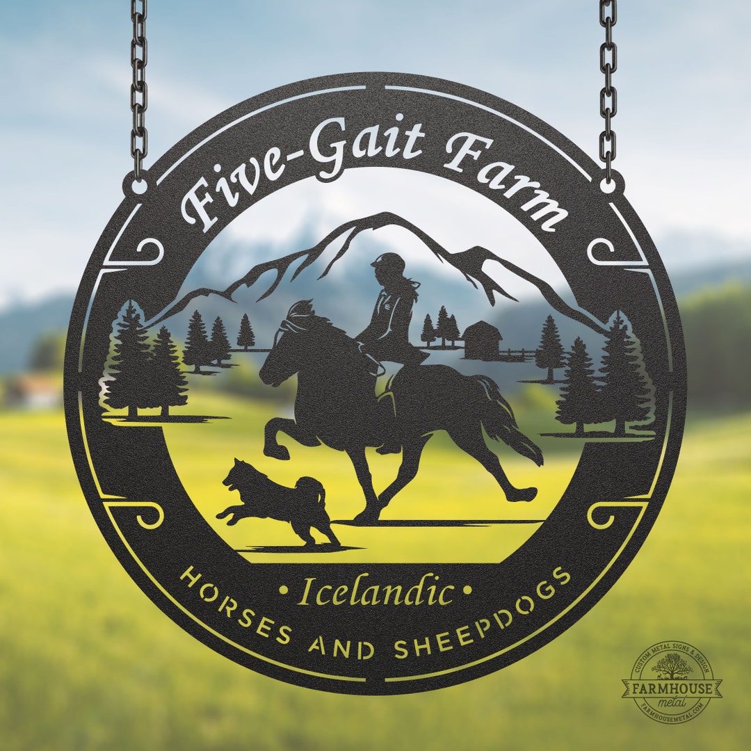 Customized Metal Farm Sign, Custom Metal Ranch Sign, Farm Sign, Ranch