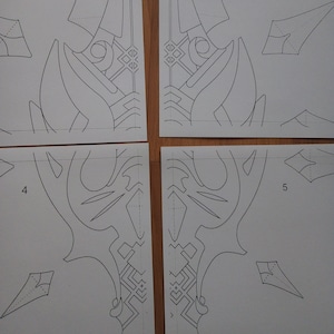 Xiao spear. Simple blueprint