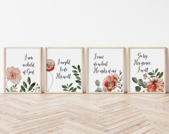 Printable I Am I Can I Ought I Will, Charlotte Mason Inspirational Wall Art