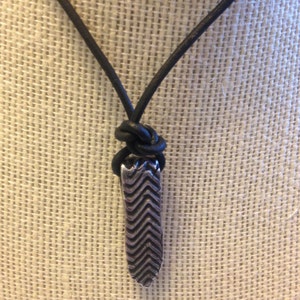 Rustic 99.9% Fine Silver Necklace, Art Clay Silver Pendant on adjustable black cord, Ready to ship