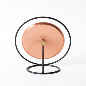 Copper Table Mirror / Illusionistic Standing Mirror / Copper Beauty Mirror image 5