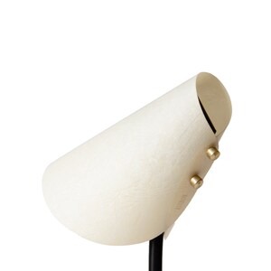 JUNE Metal & Parchment Table / Desk Lamp Black image 5