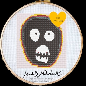 Cross Stitch Design - Boosh Gimp Mask - MadeByMilicent