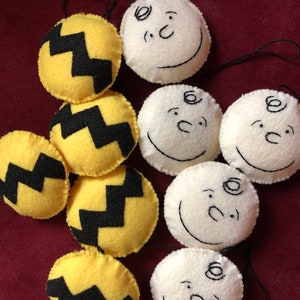 A Charlie Brown Christmas Felt Ornaments