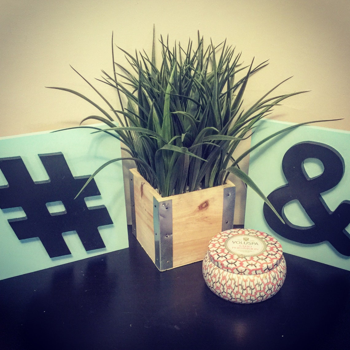 Hashtag and Ampersand Wall Tiles on Acrylic Etsy